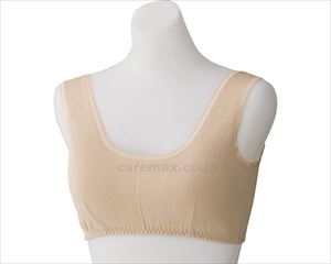 やわらかガーゼ編ソフトカップ付ブラジャー / 98976-02 L ベージュ(cm-469178)【販売単位:1】 やわらかガーゼ編ソフトカップ付ブラジャー / 98976-02 L ベージュ(cm-469178)【販売単位:1】