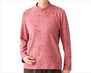 背中ゆったり着心地あったかTシャツ / 98644-01 M サンゴ(cm-469554)[枚]