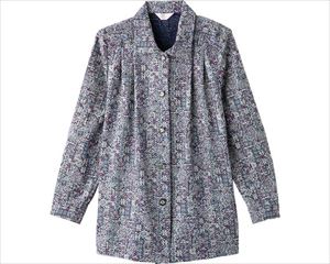 ゆったりらくらくポケ付ブラウス / 98754-22 L ネイビー(cm-470206)[枚]