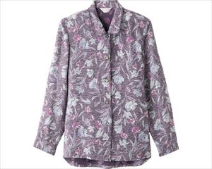 ワンタッチテープ後ろ長めブラウス / 98757-12 L パープル(cm-470222)[枚]
