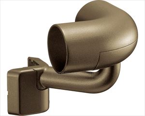 【※法人・施設限定・送料別途】(R0454)φ35　出隅コーナーブラケット / EWT10BC35R　＃WS（ウォームシルバー）