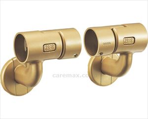 【※法人・施設限定・送料別途】φ35 L付着脱ブラケット 左右1組 / EWT10BK35R ＃BZ（ブロンズ）(cm-4759