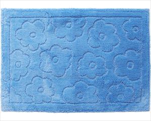【※法人・施設限定・送料別途】乾度良好サニーバスマット / 60×85cm ブルー(cm-476396)【販売単位:1】