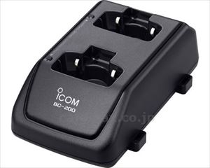 2口タイプ充電器 / BC-200　ブラック(cm-476420)[台]
