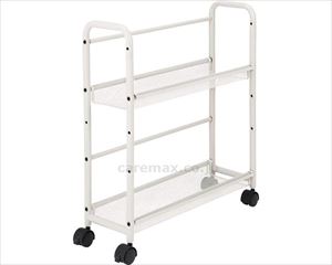 【※法人・施設限定・送料別途】フィッツワーク スリムワゴン2段 / カプチーノ(cm-478460)【販売単位:4】