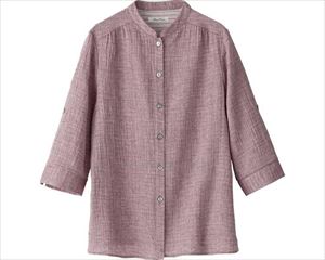 7分袖Wガーゼブラウス / 820026-11　M～L　ピンク(cm-480250)[枚]