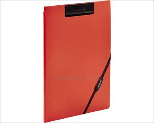 【※法人・施設限定・送料別途】SMART　FIT　クリップファイル / F7560-4　オレンジ(cm-484163)【販売単位