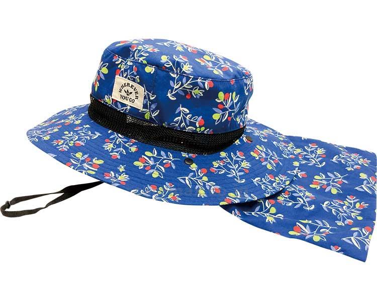 ガーデニング帽子　サファリ / オリーブBL(cm-484442)【販売単位:3】