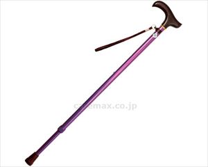 【※法人・施設限定・送料別途】カラーステッキ 10段階調整 / 1012PP パープル(cm-485772)[本]