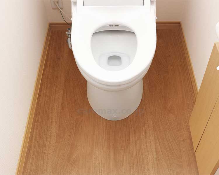 (T1177)防水トイレ模様替えシート トイレ全面用 / KSBKT-02 ブラウン(cm-485888)[枚]