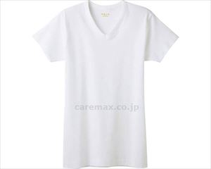 【※取り寄せ・送料別途】快適工房　半袖V首 / KQ5015　M　シロ【販売単位:1】(cm-488519)(cm-488519