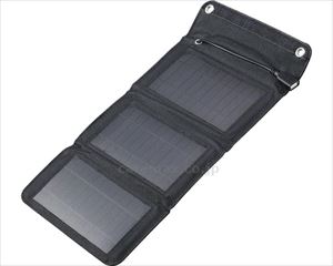 【※法人・施設限定・送料別途】折りたたみ式ポータブルソーラー充電器 / 52033 黒(cm-488700)【販売単位:1】 【※法人・施設限定・送料別途】折りたたみ式ポータブルソーラー充電器 / 52033 黒(cm-488700)【販売単位:1】