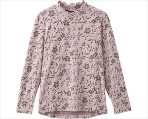 背中ゆったり着心地あったかTシャツ / 820325-01　M　ピンク【販売単位:1】(cm-488741)(cm-488741
