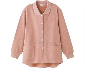 裏起毛スナップ釦ポロカーディ / 820328-23 LL オレンジ(cm-488764)【販売単位:1】 裏起毛スナップ釦ポロカーディ / 820328-23 LL オレンジ(cm-488764)【販売単位:1】