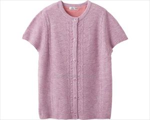 背フリースキャップ袖ベスト / 820422-11　M～L　ピンク【販売単位:1】(cm-489419)(cm-489419)[