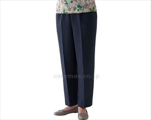 裏起毛小格子フリーパンツ / 820490-25　股下55cm　3L　ネイビー【販売単位:1】(cm-489805)(cm-48