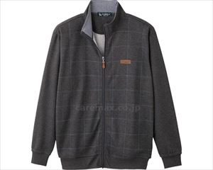 フルジップジャケット / 820543-22　L　チャコール【販売単位:1】(cm-490228)(cm-490228)[1枚]