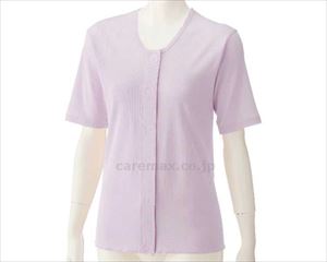 3分袖ワンタッチシャツ(2枚組) / 98003-25 3L ラベンダー(cm-490696)【販売単位:1】 3分袖ワンタッチシャツ(2枚組) / 98003-25 3L ラベンダー(cm-490696)【販売単位:1】