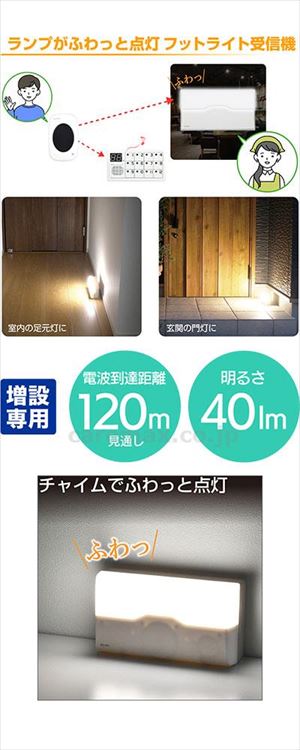 【※法人・施設限定・送料別途】ワイヤレスチャイムランプ受信器 / EWS-P41(cm-492171)[個]