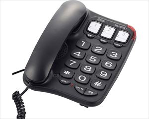 【※取り寄せ・送料別途】シンプルシニアホン / TEL-2991SO-K 黒(cm-492840)[]