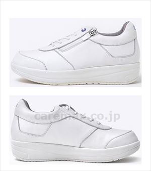 【※法人・施設限定・送料別途】blu（ブリュー） ベゴニア / 24.5cm ホワイト(cm-493139)[足]