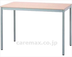【※法人・施設限定・送料別途】ユニットテーブル 幅100×高さ60cm / HEM-1060NM 木目(cm-494023)[台