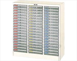 【※法人・施設限定・送料別途】フロアーケース A4 浅型18段 / A4-54P アイボリー(cm-494354)[台]