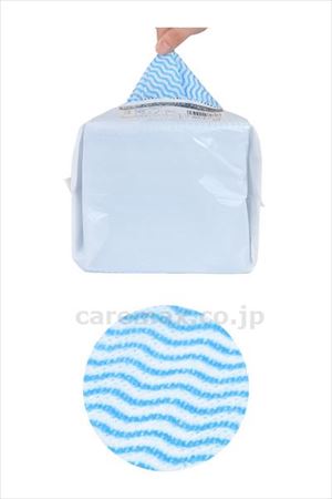 【※法人・施設限定・送料別途】抗菌カウンタークロス ハーフサイズ / KYM-1 ブルー 100枚入(cm-494358)[ケー
