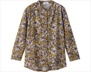 前開きTシャツ / 820587-01 M～L イエロー(cm-496020)[枚]