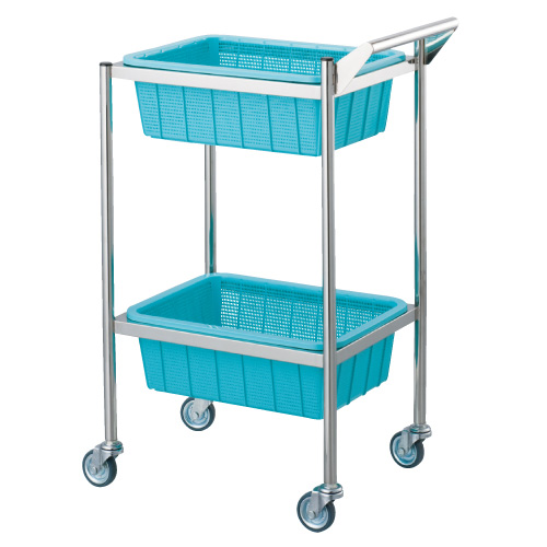サプライカート MY-1532(68X38X93CM) ｻﾌﾟﾗｲｶｰﾄ(01-2388-00)【松吉医科器械】[1台単位](松