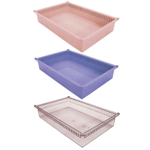 プラスチックトレー PT64-10 ﾌﾟﾗｽﾁｯｸﾄﾚｰ 透明(01-2547-01-03)【サカセ化学工業】[1枚単位](松吉