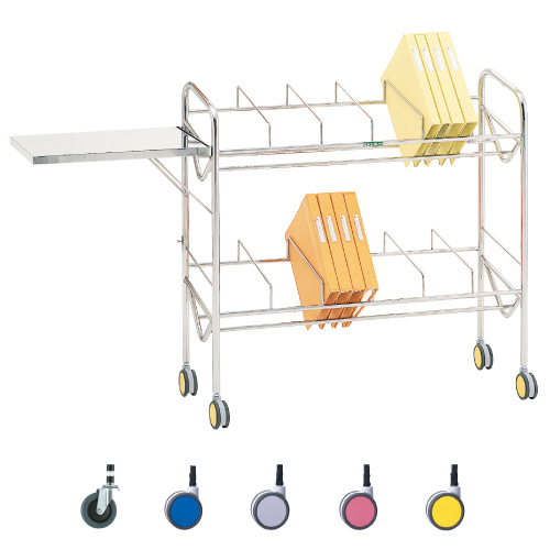 カルテワゴン KW-920 KW920 キャスター：イエロー(01-2660-00-05)【ケルン】[1台単位]