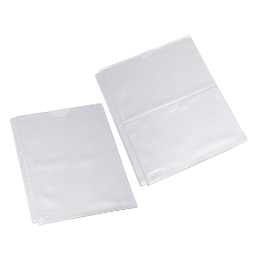 ケルン ブックポケット（Ａ４対応） ﾌﾞｯｸﾎﾟｹｯﾄ(A4) KB-824 綴穴数：３０穴（多穴型）(01-2805-01-03)【1枚単位】