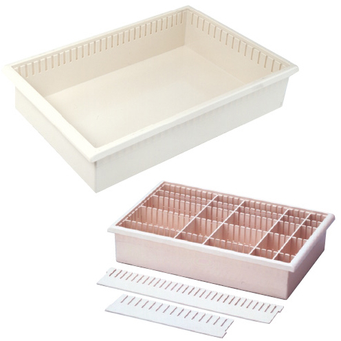 キャビトレーラックトレー（深型） TR-2(W390XD600XH125) ｷｬﾋﾞﾄﾚｰﾗｯｸﾄﾚｰ(ﾌｶｶﾞﾀ) ブルー(01-3584-00-03)【トクヤマ】[1枚単位]