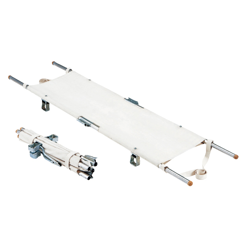 四ツ折担架（腕伸縮式）スチール ﾖﾂｵﾘﾀﾝｶ(01-3815-01)