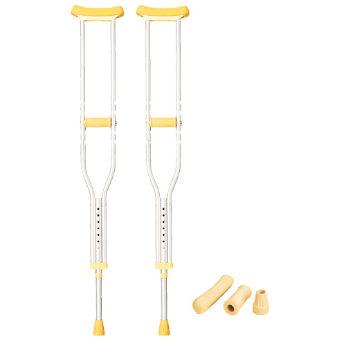 松葉杖(アルミ製)中 マツバヅエ(アルミセイ)チュウ(01-4195-01)M-1022(ワンタッチ)