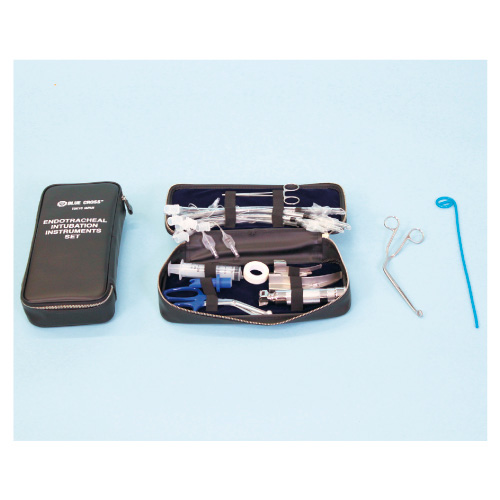 気管挿管セット（成人用） ET-A-DX(ﾃﾞﾗｯｸｽ) ｷｶﾝｿｳｶﾝｾｯﾄ(ｾｲｼﾞﾝﾖｳ)(01-5555-19)【ブルー