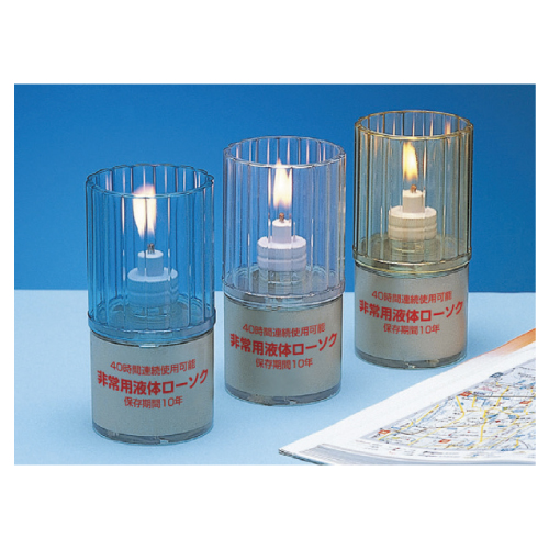 非常用液体ローソク（白） 3231ﾋｼﾞｮｳﾖｳｴｷﾀｲﾛｰｿｸ(ｼﾛ)(01-6443-02)