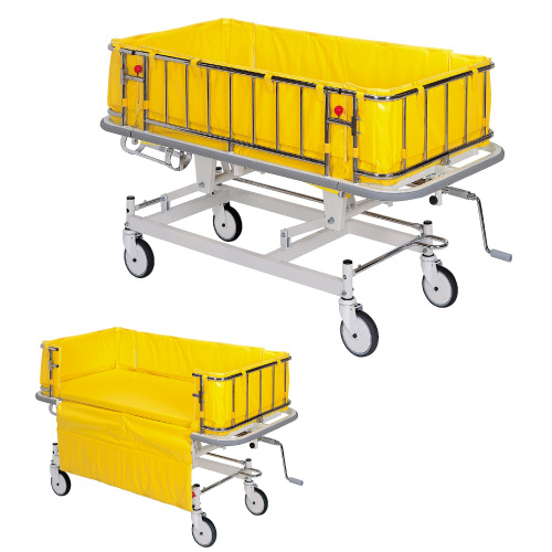 ベビーストレッチャー TY235 ﾍﾞﾋﾞｰｽﾄﾚｯﾁｬｰ(01-6555-00)【日進医療器】[1台単位](松吉医科器械)[台