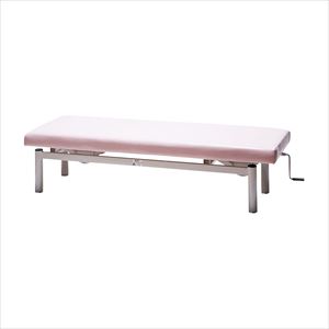 手動式ハイロー診察台 NY-PA(W650XL1800) ピンクピンク【大信工業】(NY-PA)(02-2230-00-06)【