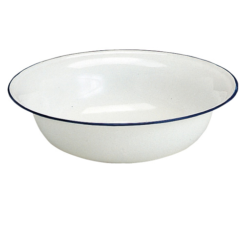 手洗鉢（ホーロー製）深型 ﾃｱﾗｲﾊﾞﾁ(02-2700-03)36CM