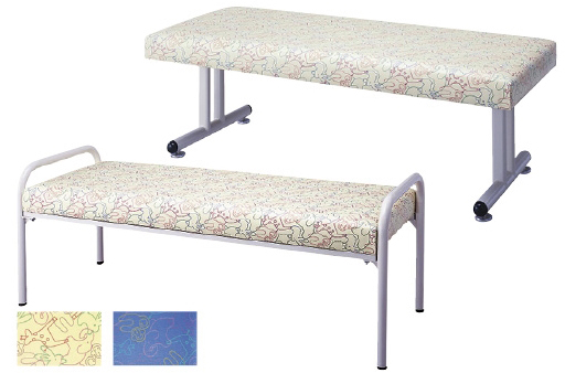 診察台（小児用） DF-Z(TYPE-2) ｼﾝｻﾂﾀﾞｲ(ｼｮｳﾆﾖｳ) ホワイト(02-5035-01-01)【大信工業】[1台単位]