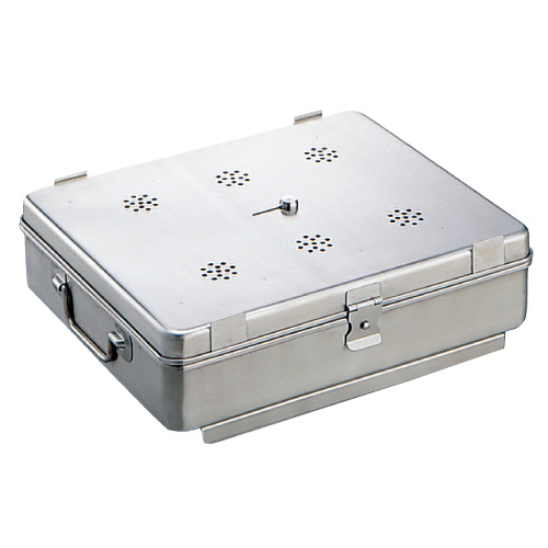 片桐医科工業 中材用角型カスト C型(中) チュウザイヨウカクガタカスト 330X270X85MM(03-3035-02)【1個単位】