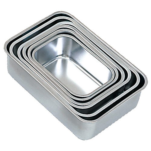 深型組バット０号 135X106X57MM(0.65L) ﾊﾞｯﾄ(03-3145-01)【ウルシヤマ金属工業】[1枚単位](ウ