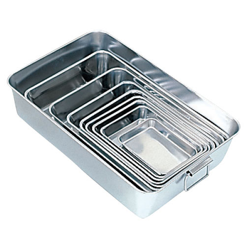 角バット 2枚取(手付) バット 635X420X150MM【1枚単位】(03-3155-13)