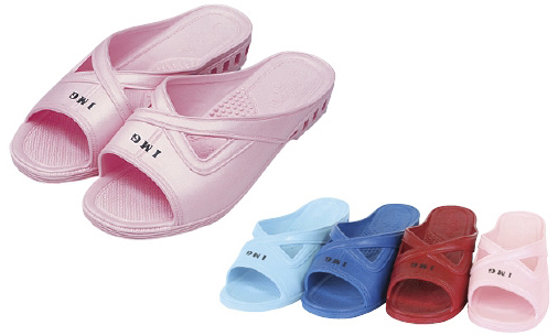 ホスピタルスリッパ（ナース用） L(24CM) ﾎｽﾋﾟﾀﾙｽﾘｯﾊﾟ(ﾅｰｽﾖｳ) ダークブルー(03-3350-01-02)【イマムラ】[1足単位]