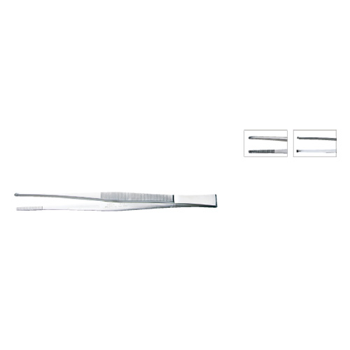 ＫＦＩピンセット 折曲 細筋 無鈎 ﾋﾟﾝｾｯﾄ(05-3088-03)K-17-V23A(ﾁﾀﾝ)230MM(松吉医科器械)[