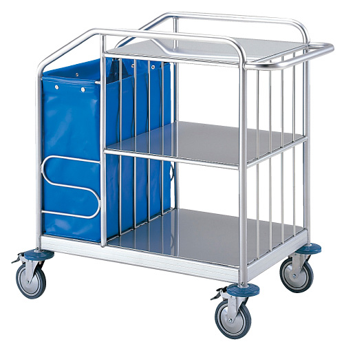 オムツ交換車(ステンレス製) オムツコウカンシャ(ステンレスセイ)(06-2105-00)MO-3S