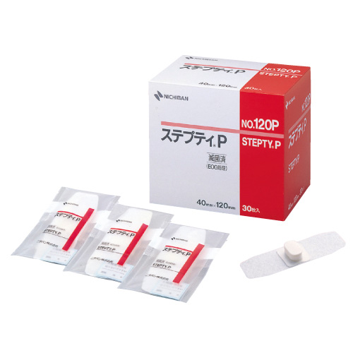 ステプティＰＮｏ．１２０Ｐ STPP120(40X120)30ﾏｲ ｽﾃﾌﾟﾃｨP(07-3425-00)【ニチバン】[1箱単位