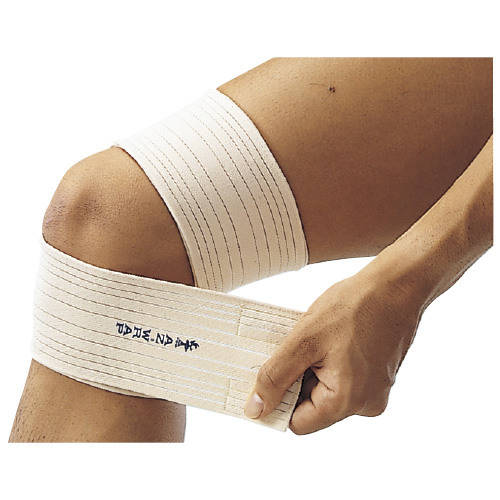 アゼットラップ（ひざ用）黒 NO.7530(8X155CM) ｱｾﾞｯﾄﾗｯﾌﾟ(ﾋｻﾞﾖｳ)ｸﾛ(07-3843-01)【スリーランナー】[1個単位]